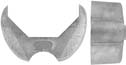 Plains Rifle Forend Cap, 1-1/16" octagon, wax cast steel